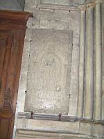 Reims - Cathedrale - Plaque mortuaire
